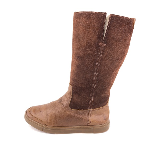 frye gemma shearling boots